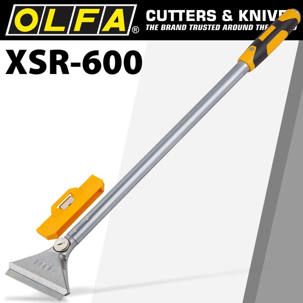 OLFA Heavy Duty Scraper 600mm With 0.8mm Blade And Safety Blade Cover